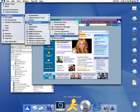 Windows с интерфейсом Mac OS Tiger